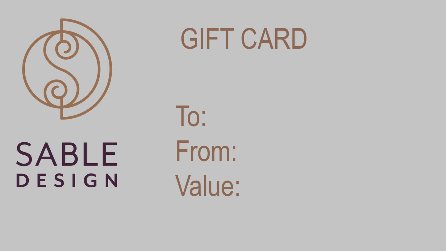 Sable Design Gift Card